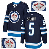 Jets 5 Mark Stuart Navy With Special Glittery Logo Adidas Jersey,baseball caps,new era cap wholesale,wholesale hats